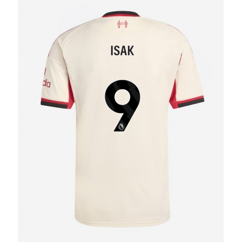 Liverpool Alexander Isak #9 Maglia Gara Trasferta Repliche 2025-26 Maniche Corte Liverpool Alexander Isak #9 Maglia Gara Trasferta Repliche 2025-26 Maniche Corte